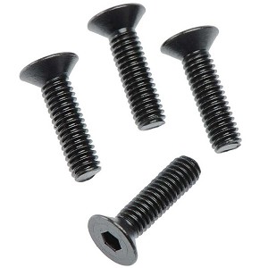 ARRMA Flt Head Hex Machine Screw 4x15mm 4x4 (4)
