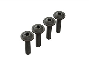 ARRMA Button Head Screw Flanged M4x14mm (4)