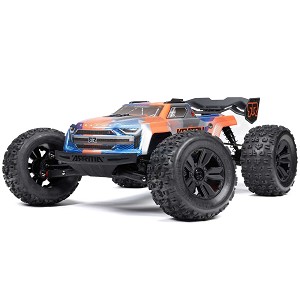 ARRMA 1/8 KRATON 6S V6 4X4 BLX Brushless Speed Monster Truck RTR (Blue / Orange)
