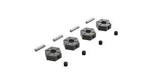 ARRMA Wheel Hex Metal 12mm (4)