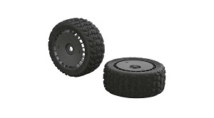 ARRMA KATAR T 6S Tire/Wheel Set Talion (2)