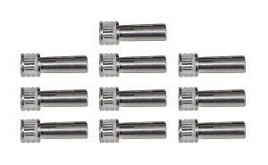 Reedy  Grip Bullets 5mm x 14mm silver (qty 10)