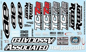 Associated TC7.2 Decal Sheet