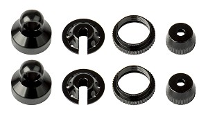 Associated Enduro Shock Parts Black Aluminum