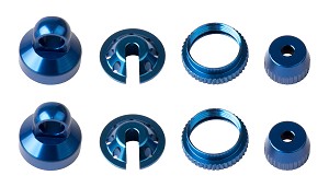 Associated Enduro Shock Parts Blue Aluminum
