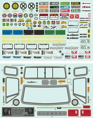 Associated Sendero Body Decal