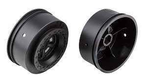 Team Associated DR10 Drag Rear Wheels (Black)