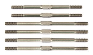 Team Associated Factory Team RC10T6.1 Titanium Turnbuckle Set (6)