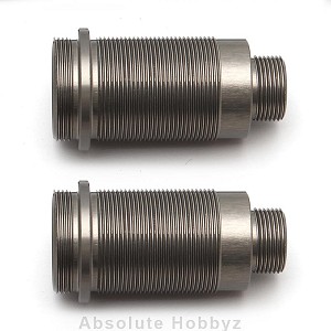 Team Associated Front 16x25mm Threaded Shock Bodies, Aluminum (2)
