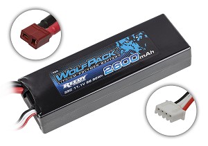 Reedy WolfPack 3S Hard Case 35C LiPo Battery (11.1V / 2600mAh) w/T-Style Connector