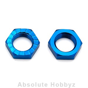 Associated Wheel Nuts [17mm]  Blue