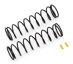 Team Associated Rear Springs V2, Yellow [4.4lb