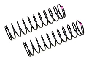 Team Associated Rear Springs V2 Pink 3.7 Lb/In L86 12.00T 1.6D