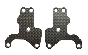 Team Associated RC8 B3.2 1.2mm Carbon Fiber Front Suspension Arm Inserts (2)