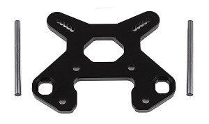 Team Associated RC8B4 Front Shock Tower V2 (Black Aluminum)