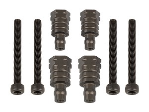 Team Associated RC8B4 FT Shock Bushings 12.5mm & 16mm Aluminum