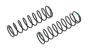 Team Associated RC8B4.1 16mm Rear Shock Spring Set (Green) (2)