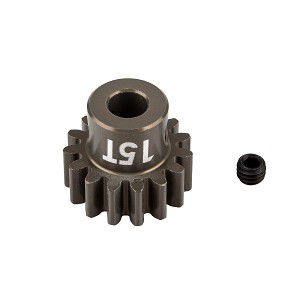 Team Associated FT Pinion Gear 15T MOD 1 5mm shaft aluminum