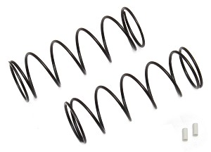 Team Associated 12mm Front Shock Spring (White) (4.10lbs) (54mm Long) (2)