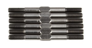 Team Associated Factory Team RC10B6.4/B6.4D 3.5mm Titanium Turnbuckle Set (6)