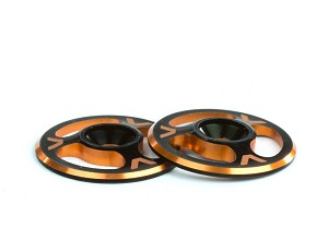 Avid RC Triad Wing Buttons | Dual Black / Orange