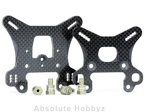 Avid RC RC8B3 Carbon Shock Towers | Set