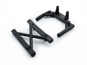 Carisma Front/Rear Shock Tower and Chassis Brace Set: SCA-1E