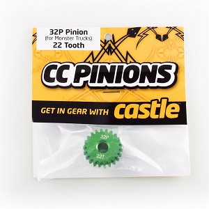 Castle Creations 32P Pinion Gear w/5mm Bore (22T)