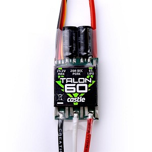 Castle Creations Talon 60 Brushless ESC w/Heavy Duty BEC