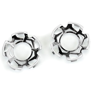 Duratrax Clip-Lock Wheel Face Mirror Chrome for Ripper 3.8