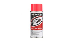 Duratrax Polycarb Spray Basic Fluorescent Red (4.5oz)