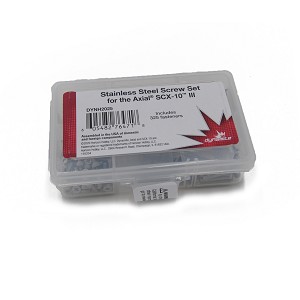Dynamite Stainless Steel Screw Set: Axial SCX10 III