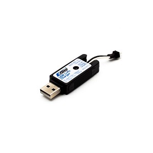 E-Flite 1S USB Li-Po Charger, 500mAh High Current UMX E-flite - EFLC1013