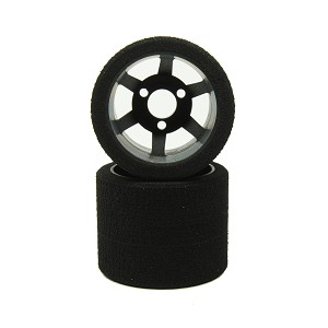 Enneti 1/12 On Road Rear Carbon (32 Shore) (1pr)