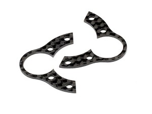 HB Racing Front Knuckle Shim 1.0mm (carbon Fiber/2pcs)