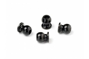 HB Racing Ball Hex Nut 6.8x8.6mm (4pcs)