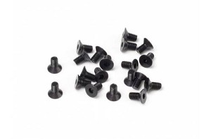 HB Racing Race Spec Flat Head Screw M3x6mm (20pcs)