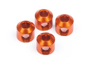 HB Racing Sway Bar Stop Collar (Orange/4pcs)