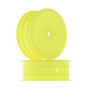 HB Racing 2wd Buggy Front Wheel (Yellow) (2pcs)