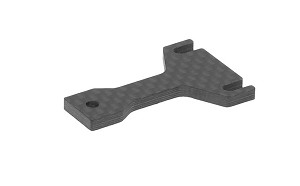 HB Racing Carbon Fiber Rear Chassis Stiffener (D418)