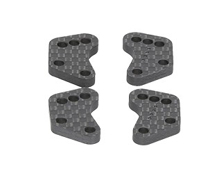 HB Racing D819 Hub Carrier Arm v2 no.4 (4pcs)