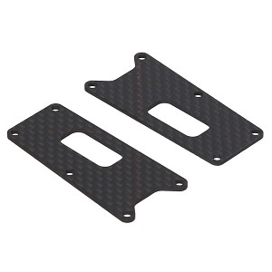 HB Racing D2 Evo Carbon Arm Cover (Front)
