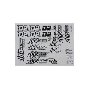 HB Racing D2 Evo Sticker Sheet
