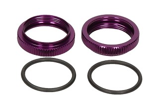 HB Racing Big Bore Shock Spring Adjust Nut (2pcs)