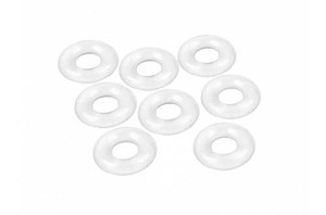 HB Racing Silicone 0-ring P-3 (clear/8pcs)