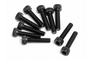 HB Racing Cap Head Screw M3x14mm (10pcs)