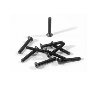 HB Racing Flat Head Screw  M3x22mm (Hex Socket/10Pcs)