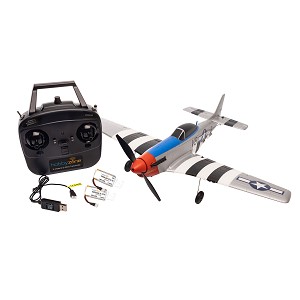 HobbyZone P-51D Mustang 450mm RTF with SAFE