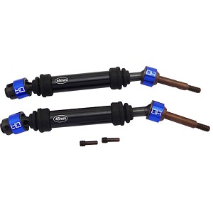 Hot Racing Rear Lightweight Metal CV Splined Axles: Traxxas Slash, Stampede, Rustler 4WD