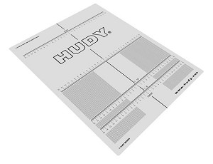 Hudy Plastic Set-up Board Decal for (1/8 and 1/10)
